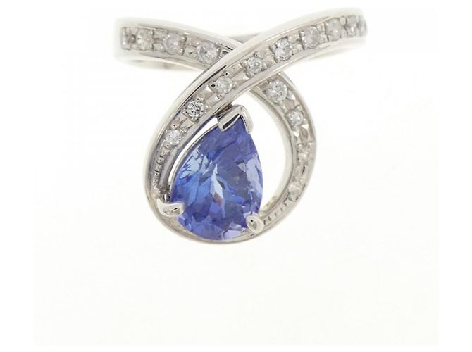 Autre Marque Tanzanit-Diamant-Ring in Pt900 Lila - Ansicht 2