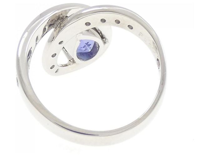 Autre Marque Tanzanit-Diamant-Ring in Pt900 Lila - Ansicht 3