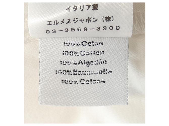 Hermès Hermes Camiseta
Camiseta de algodón Blanco - vista 3