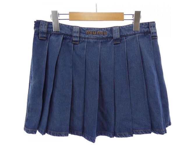 Minifalda vaquera Miu Miu Azul - vista 2