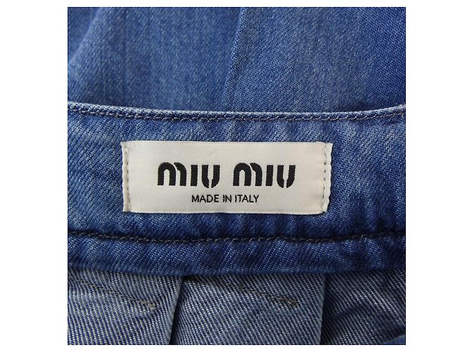 Minifalda vaquera Miu Miu Azul - vista 4