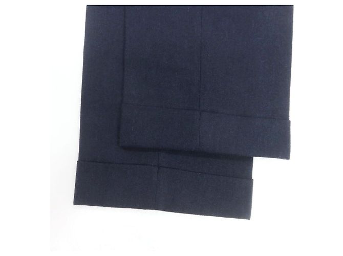 Autre Marque Anzughose aus SUPER 100'S Wolle Germano Blau Marineblau - Ansicht 11