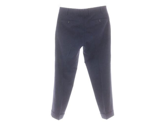 Autre Marque Anzughose aus SUPER 100'S Wolle Germano Blau Marineblau - Ansicht 3