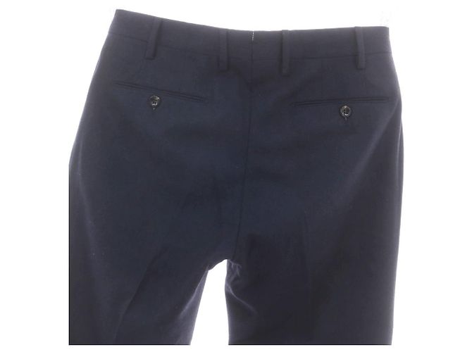 Autre Marque Anzughose aus SUPER 100'S Wolle Germano Blau Marineblau - Ansicht 4