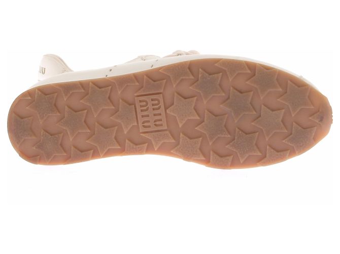 Miu Miu Sneakers "Plumes" bianche Bianco - vista 5