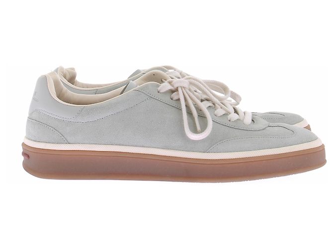 Loro Piana Sneakers "Tennis Walk" blu in scamosciato - vista 6