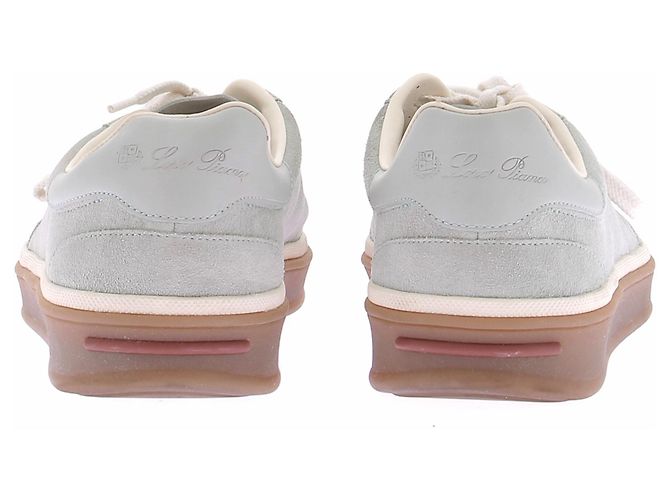 Loro Piana Sneakers "Tennis Walk" blu in scamosciato - vista 7