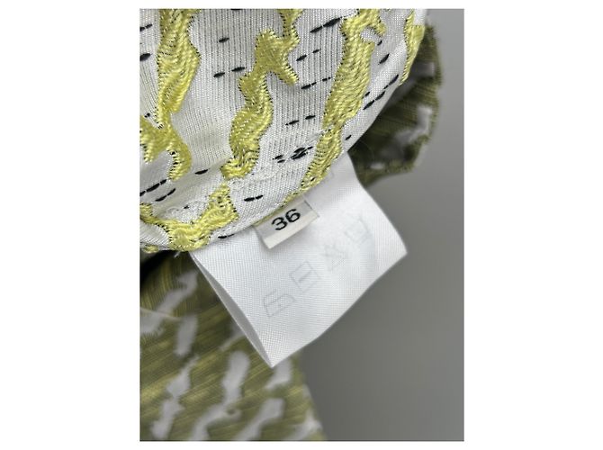 Rotate Jacquard Kleid Grün - Ansicht 7