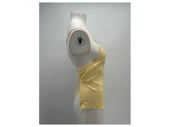 Autre Marque Top de seda amarillo HARMUR - vista 4