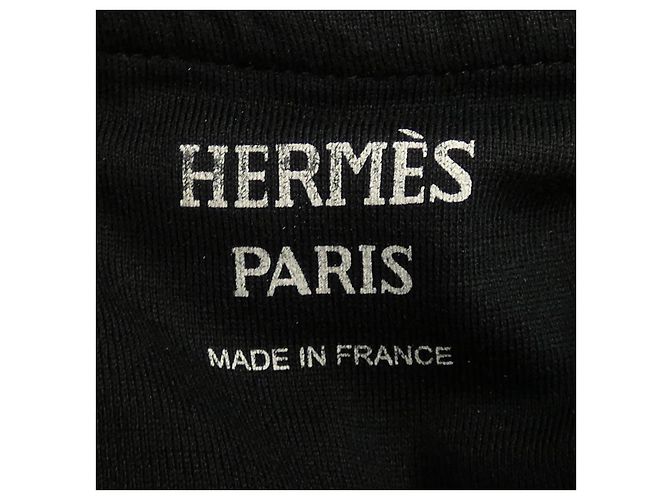 Hermès Hermes CHAINE DANCRE Kleid Schwarz - Ansicht 5