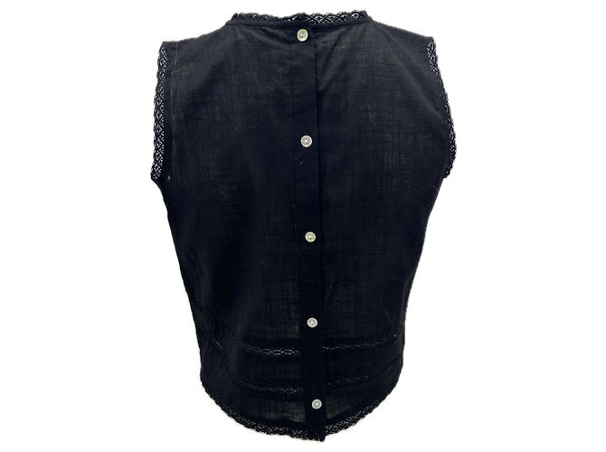 Autre Marque Top negro de algodón LEVETE ROOM M - vista 2