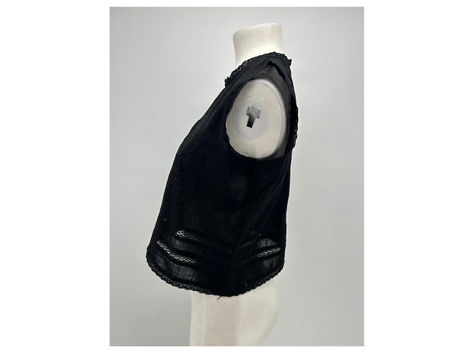 Autre Marque Top negro de algodón LEVETE ROOM M - vista 3