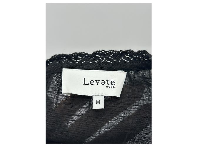 Autre Marque Top negro de algodón LEVETE ROOM M - vista 5