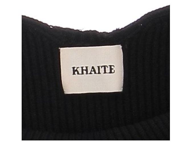 Khaite Body nero a maniche corte - vista 6