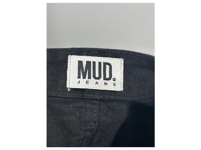 Autre Marque Vaqueros negros MUD JEANS de algodón Talla 25 - vista 3