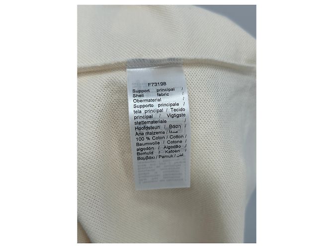 Polo Lacoste Beige in Cotone M - vista 4