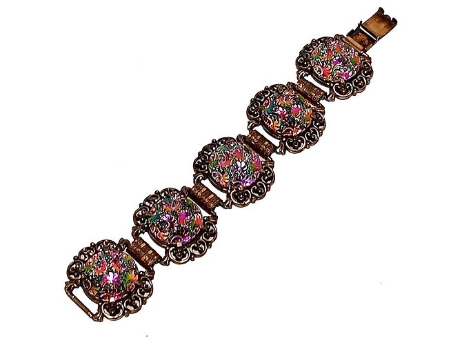 Autre Marque Bracciale Judy Lee Vetro Artistico Multicolore - vista 3