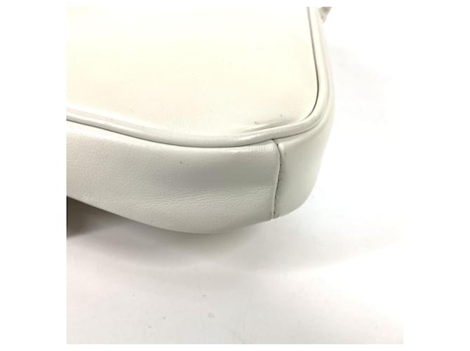 Céline Borsa a tracolla pochette Celine Triangle Logo Nero Bianco - vista 7
