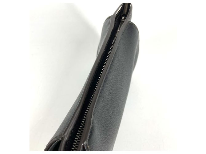 Clutch in pelle nera Cartier C de Logo Nero - vista 9