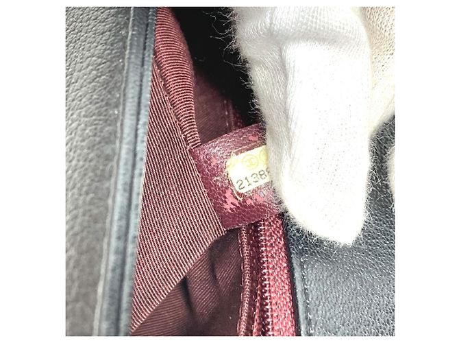 Borsa a Spalla Chanel Large Boy Chanel Matelassé Nero - vista 14