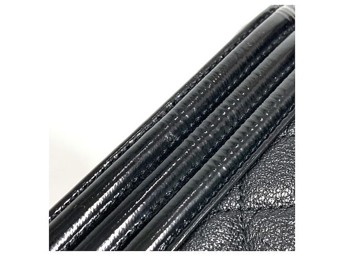Borsa a Spalla Chanel Large Boy Chanel Matelassé Nero - vista 15