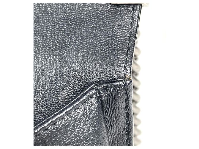 Borsa a Spalla Chanel Large Boy Chanel Matelassé Nero - vista 9