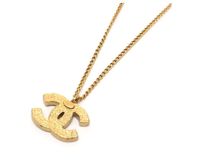 Collana con pendente Chanel 03C Coco Mark con strass D'oro - vista 5