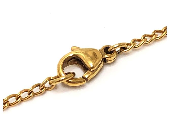Collana con pendente Chanel 03C Coco Mark con strass D'oro - vista 6