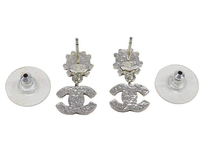 Orecchini Chanel Multi-Color Metal Stud Argento Multicolore - vista 3