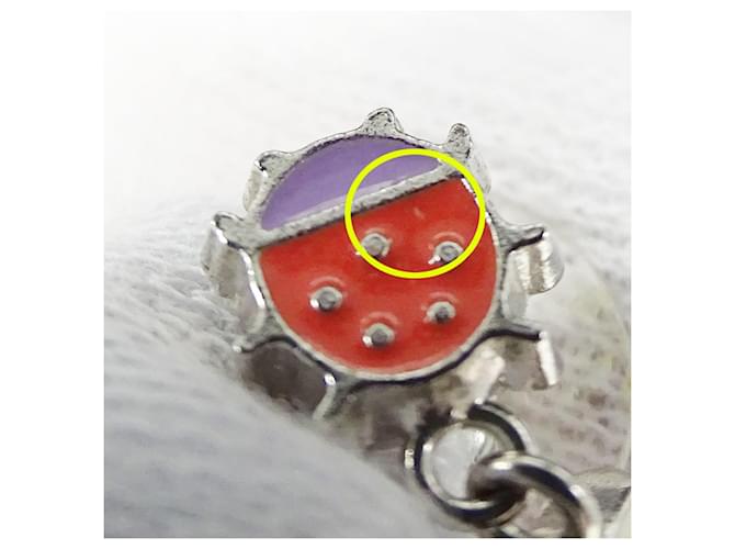 Orecchini Chanel Multi-Color Metal Stud Argento Multicolore - vista 7