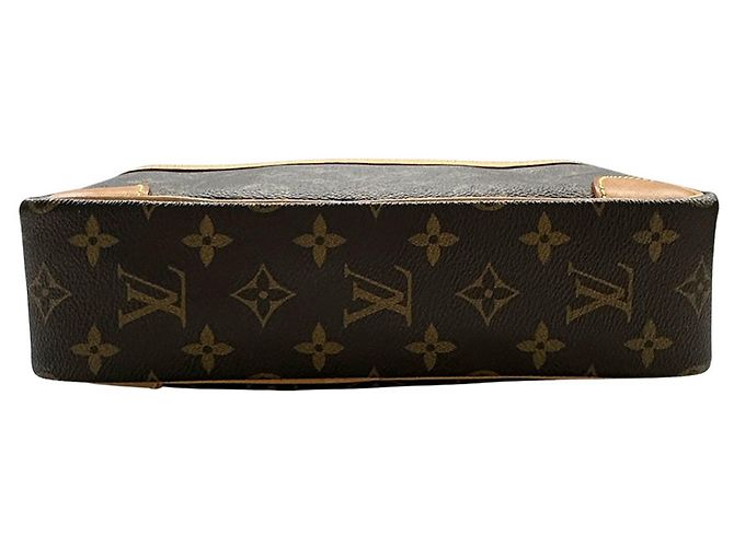 Borsa Louis Vuitton in tela Monogram Marrone - vista 3