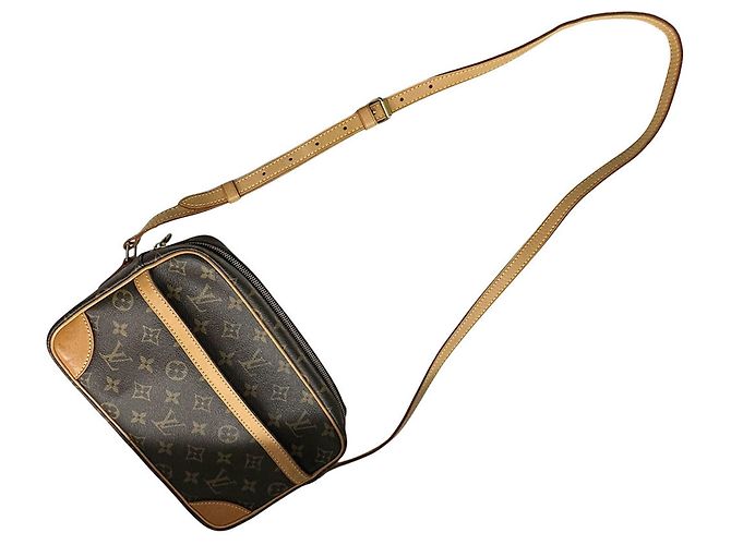 Borsa Louis Vuitton in tela Monogram Marrone - vista 9