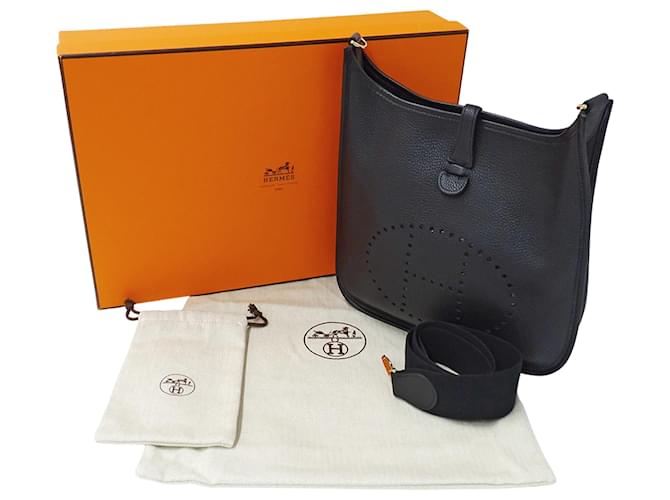 Hermès Borsa Hermes Evelyne 2 PM Nero - vista 8