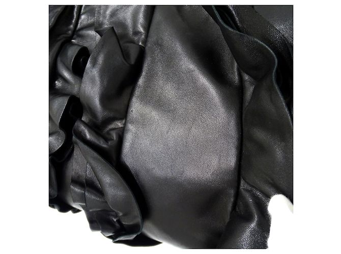Borsa Tote in pelle nera Prada Nero - vista 12