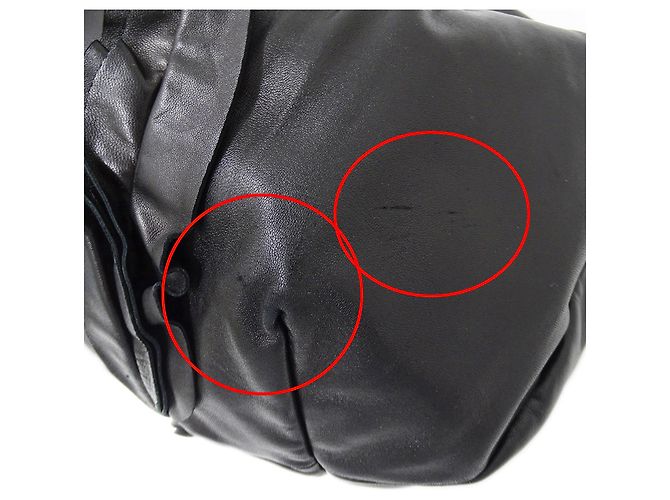 Borsa Tote in pelle nera Prada Nero - vista 13