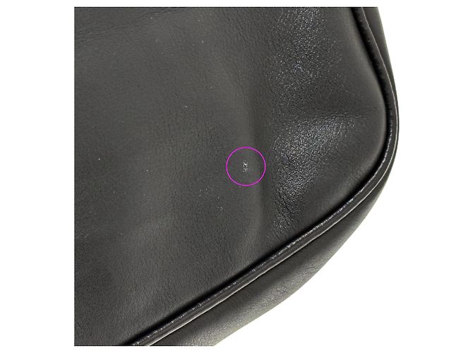 Bolsa de mão em couro preto Fendi - vista 11