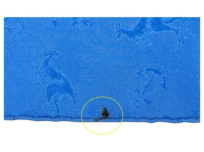 Hermès Sciarpa Hermes Carre 90 LE GEOGRAPHE Blu Multicolore - vista 6