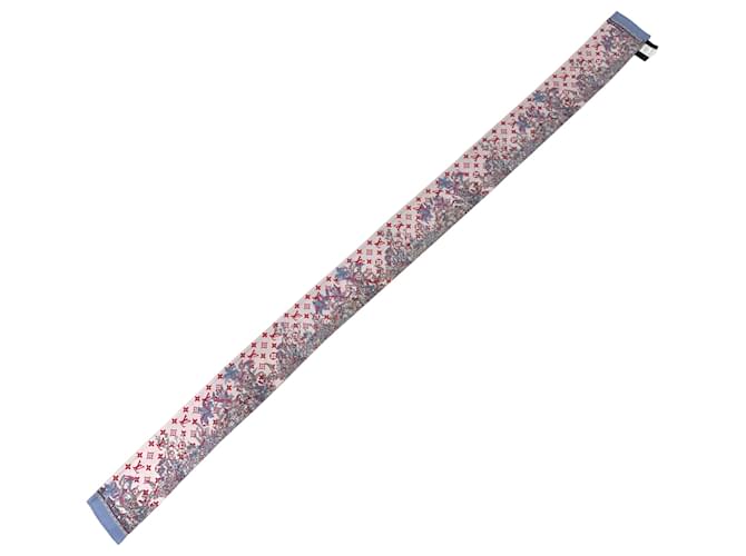 Sciarpa in seta Louis Vuitton multicolore rosa - vista 5