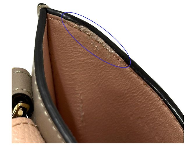 Borsa Fendi FF Diamond Rosa Grigio - vista 11