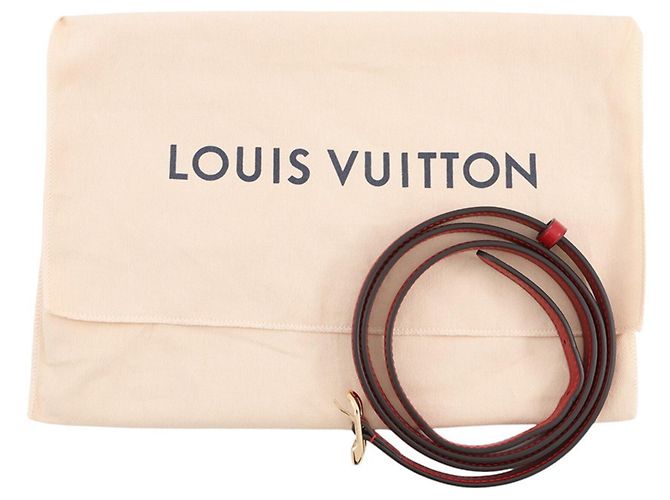 Borsa a Spalla Louis Vuitton Orsay MM Rosso - vista 17