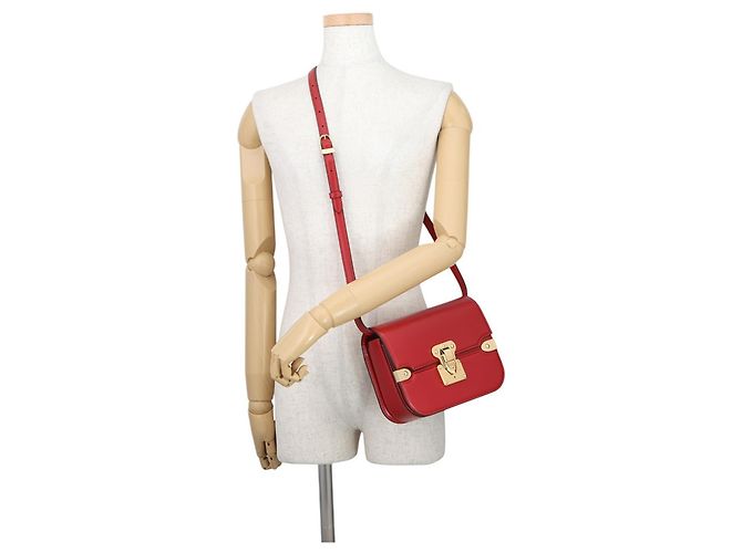 Borsa a Spalla Louis Vuitton Orsay MM Rosso - vista 4