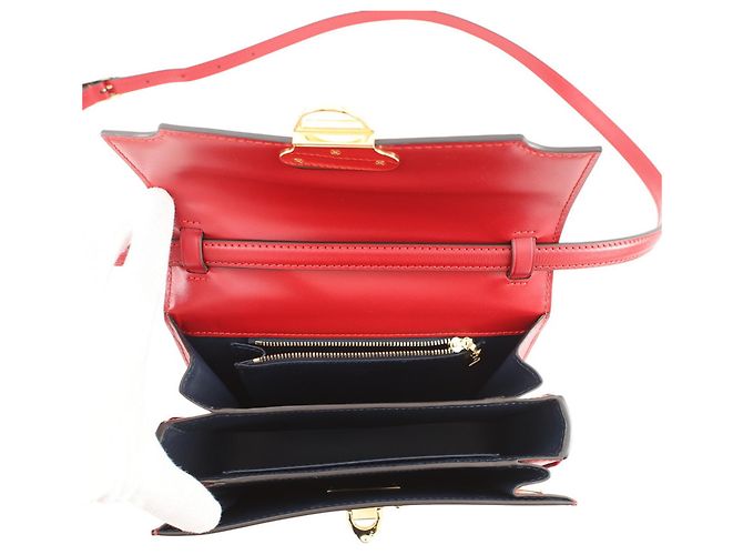 Borsa a Spalla Louis Vuitton Orsay MM Rosso - vista 5