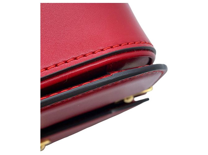 Borsa a Spalla Louis Vuitton Orsay MM Rosso - vista 9