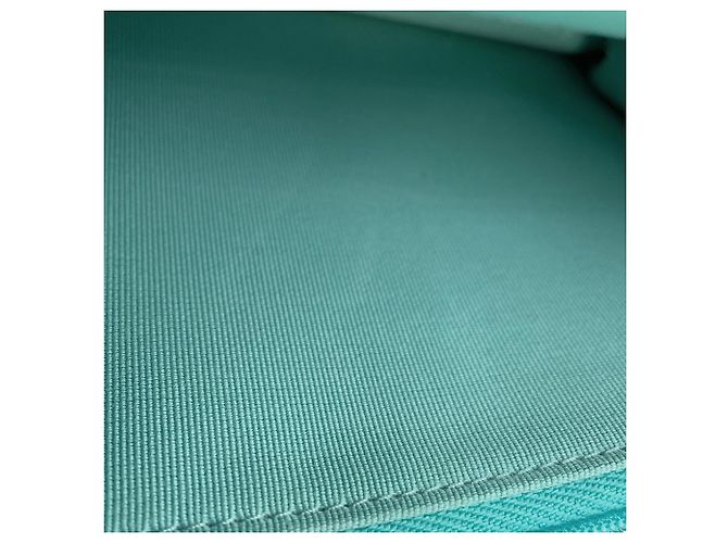Portafoglio con catena/spalla Chanel in nero e turchese - vista 9