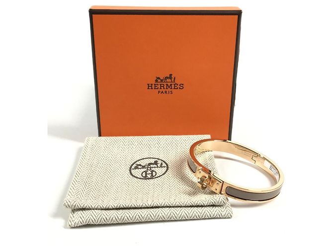Hermès Hermes Clic Armband Beige - Ansicht 11
