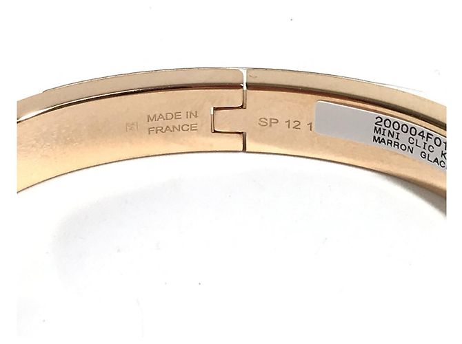 Hermès Hermes Clic Armband Beige - Ansicht 7