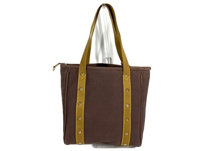 Borsa Tote Louis Vuitton Antigua Cabas MM Marrone - vista 2