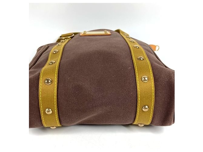 Borsa Tote Louis Vuitton Antigua Cabas MM Marrone - vista 5