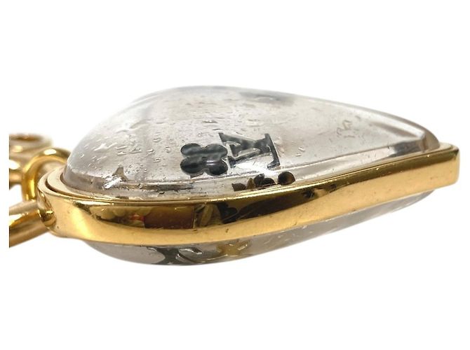 Portachiavi Heart Louis Vuitton D'oro - vista 3