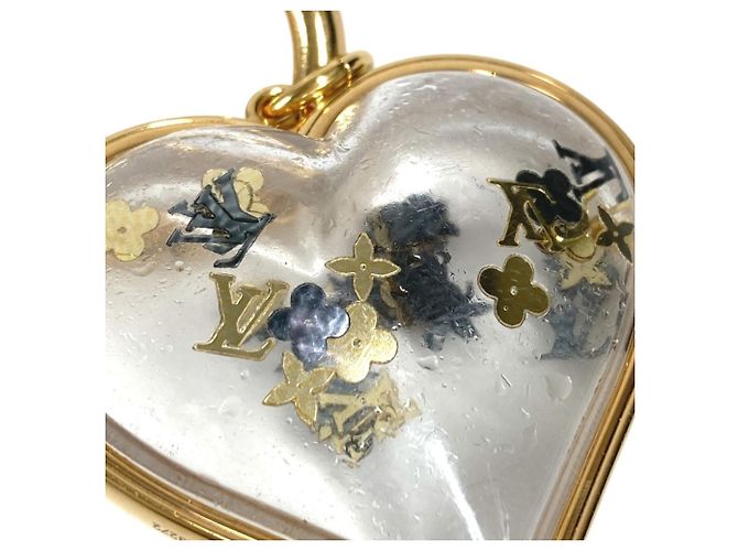 Portachiavi Heart Louis Vuitton D'oro - vista 7